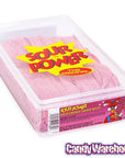 Dorval Sour Power Belts Candy - Wild Cherry: 150-Piece Tub