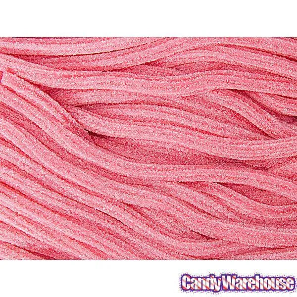 Dorval Sour Power Straws Candy - Pink Lemonade: 200-Piece Tub