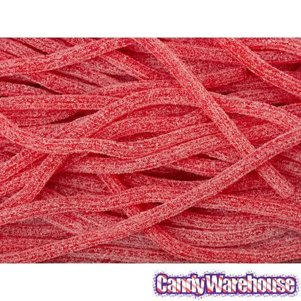 Dorval Sour Power Straws Candy - Strawberry: 200-Piece Tub