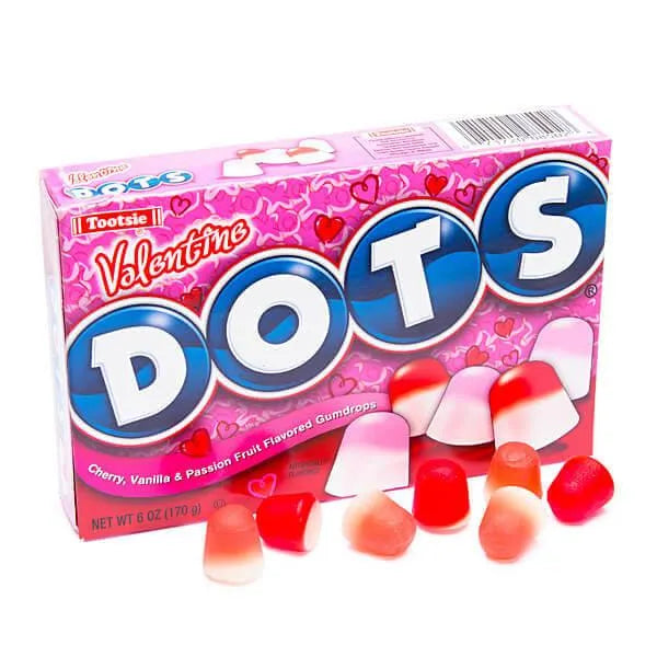 Dots Candy Valentine 6-Ounce Packs: 12-Piece Box