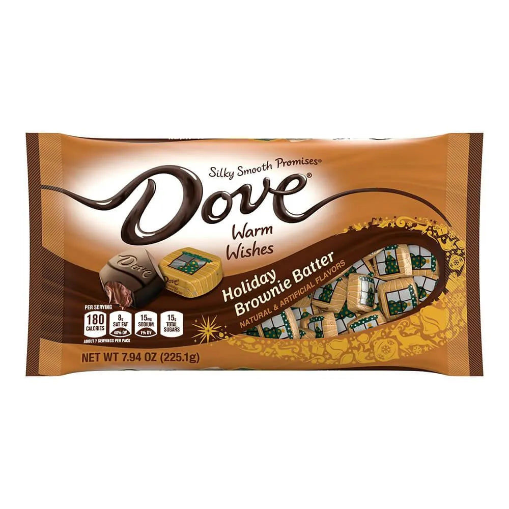 Dove Brownie Batter Chocolate Squares: 28-Piece Bag