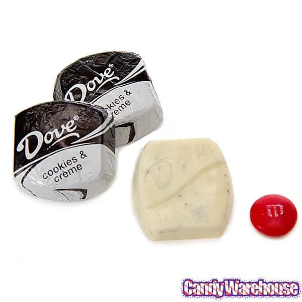 Dove Cookies n Creme Candy Squares: 25-Piece Bag