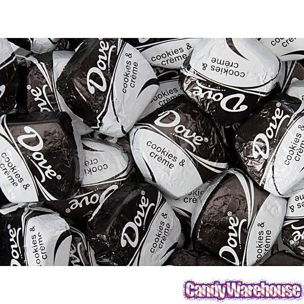 Dove Cookies n Creme Candy Squares: 25-Piece Bag