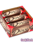 Dove Dark Chocolate Bars: 18-Piece Box