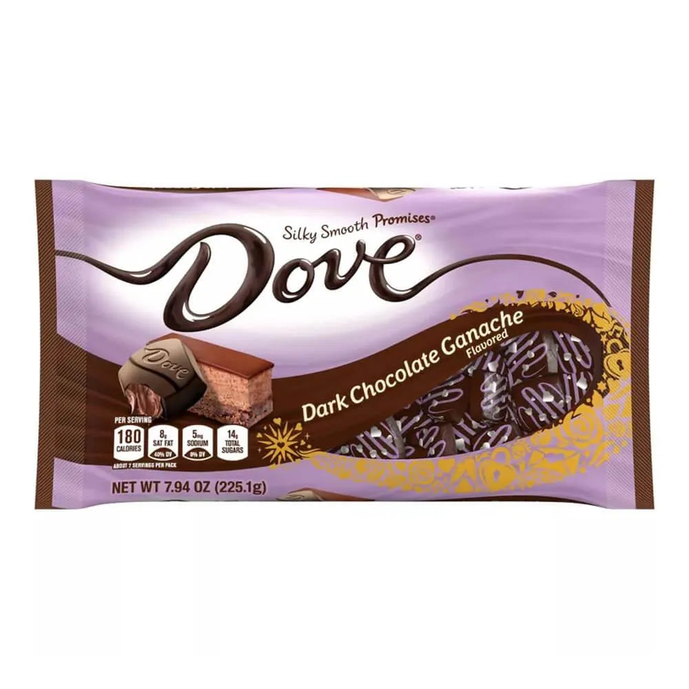 Dove Dark Chocolate Ganache Squares: 30-Piece Bag