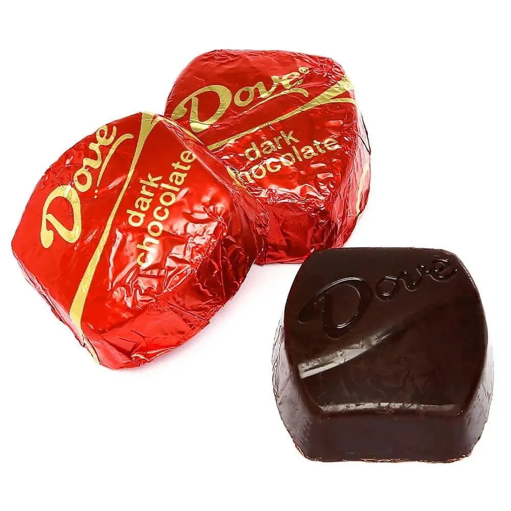 Dove Dark Chocolate Squares: 24-Piece Bag