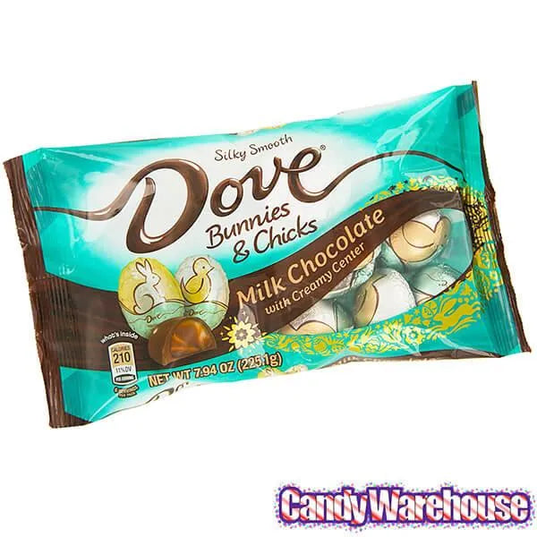 Dove Milk Chocolate Bunnies and Chicks: 15-Piece Bag