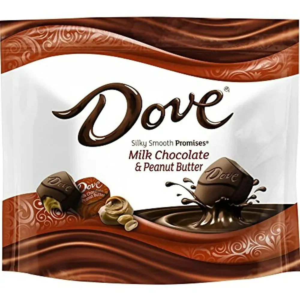 Dove Milk Chocolate Peanut Butter Squares: 24-Piece Bag