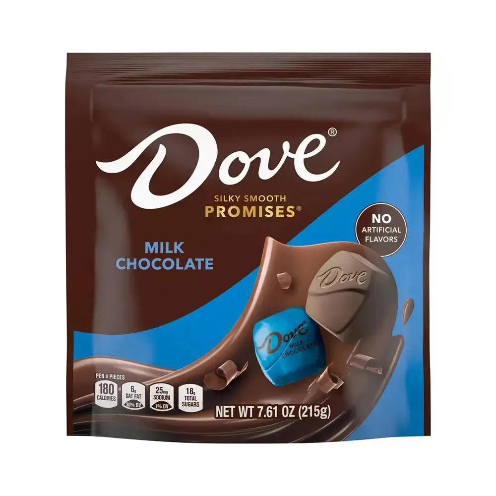 Dove Milk Chocolate Squares: 28-Piece Bag