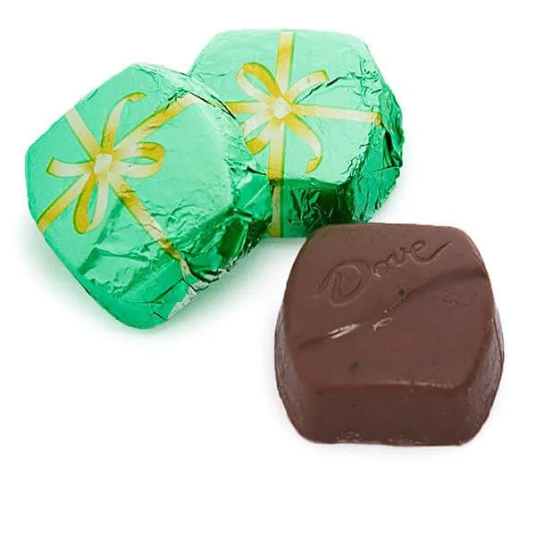 Dove Mint Cookie Milk Chocolate Squares: 30-Piece Bag