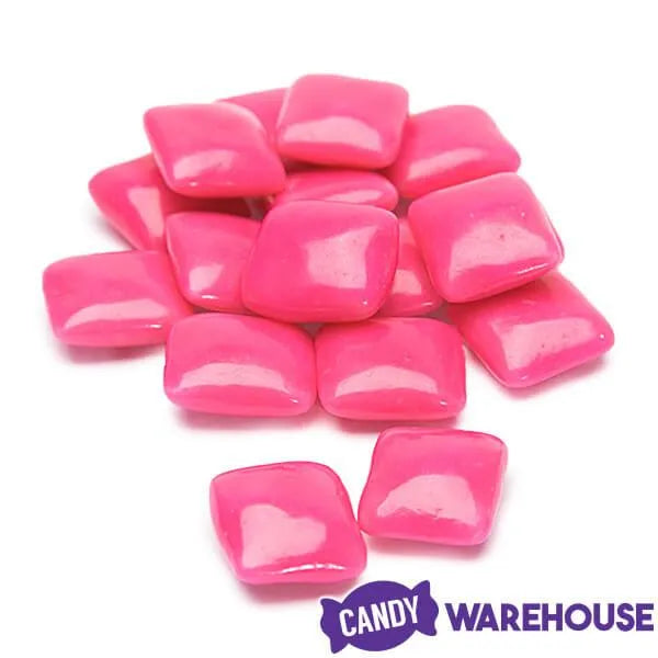 Dubble Bubble Chiclets Chewing Gum Tabs - Pink: 1.5LB Jar