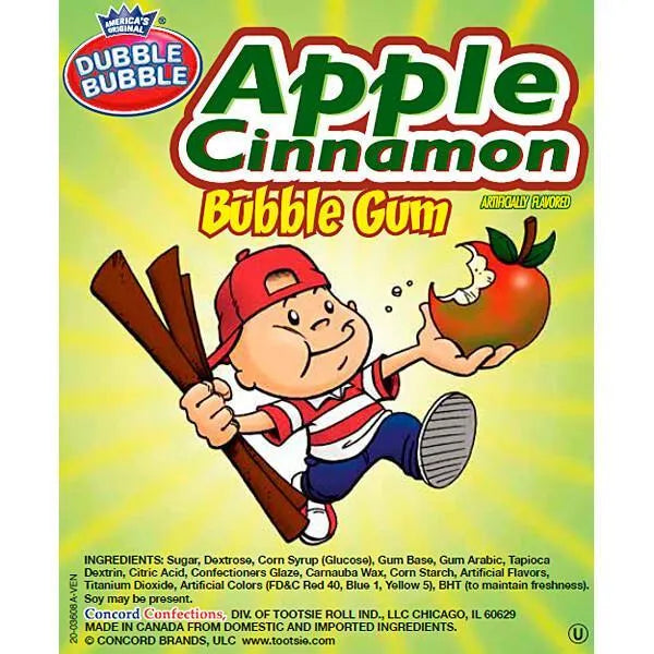 Dubble Bubble Cinnamon Apple 1-Inch Gumballs: 850-Piece Case