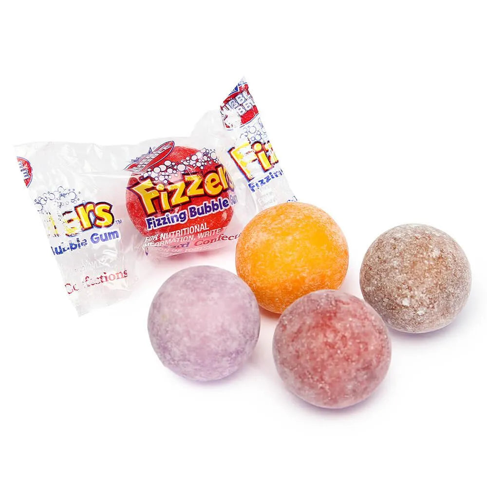 Dubble Bubble Fizzers Soda Pop Fizzling Bubble Gum: 170-Piece Tub