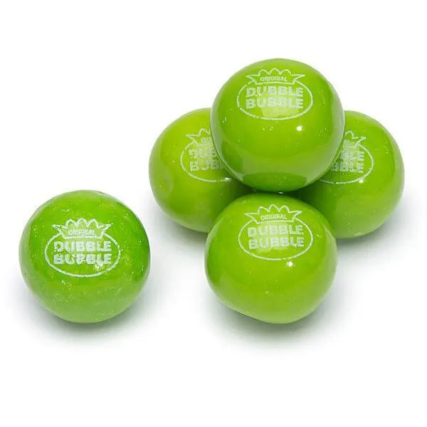 Dubble Bubble Green Apple 1-Inch Gumballs: 850-Piece Case