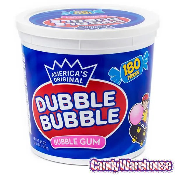 Dubble Bubble Gum: 180-Piece Tub