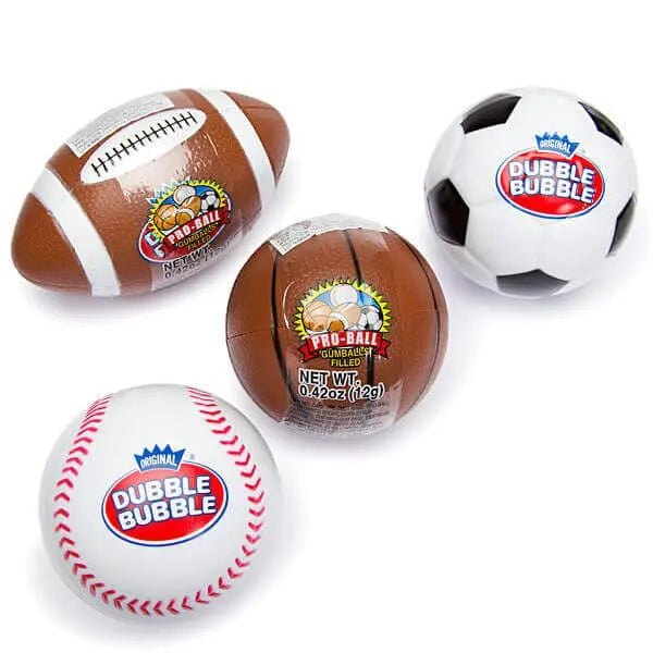 Dubble Bubble Gum Sports Pro Balls: 12-Piece Box