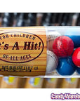 Dubble Bubble Gumballs Filled Baseball Bat: 12-Piece Case