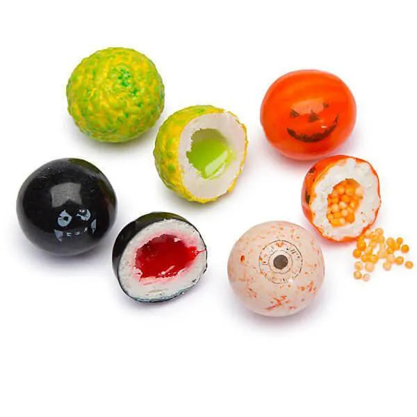 Dubble Bubble Halloween Ghoulish Gumballs 10-Ball Tubes: 24-Piece Box