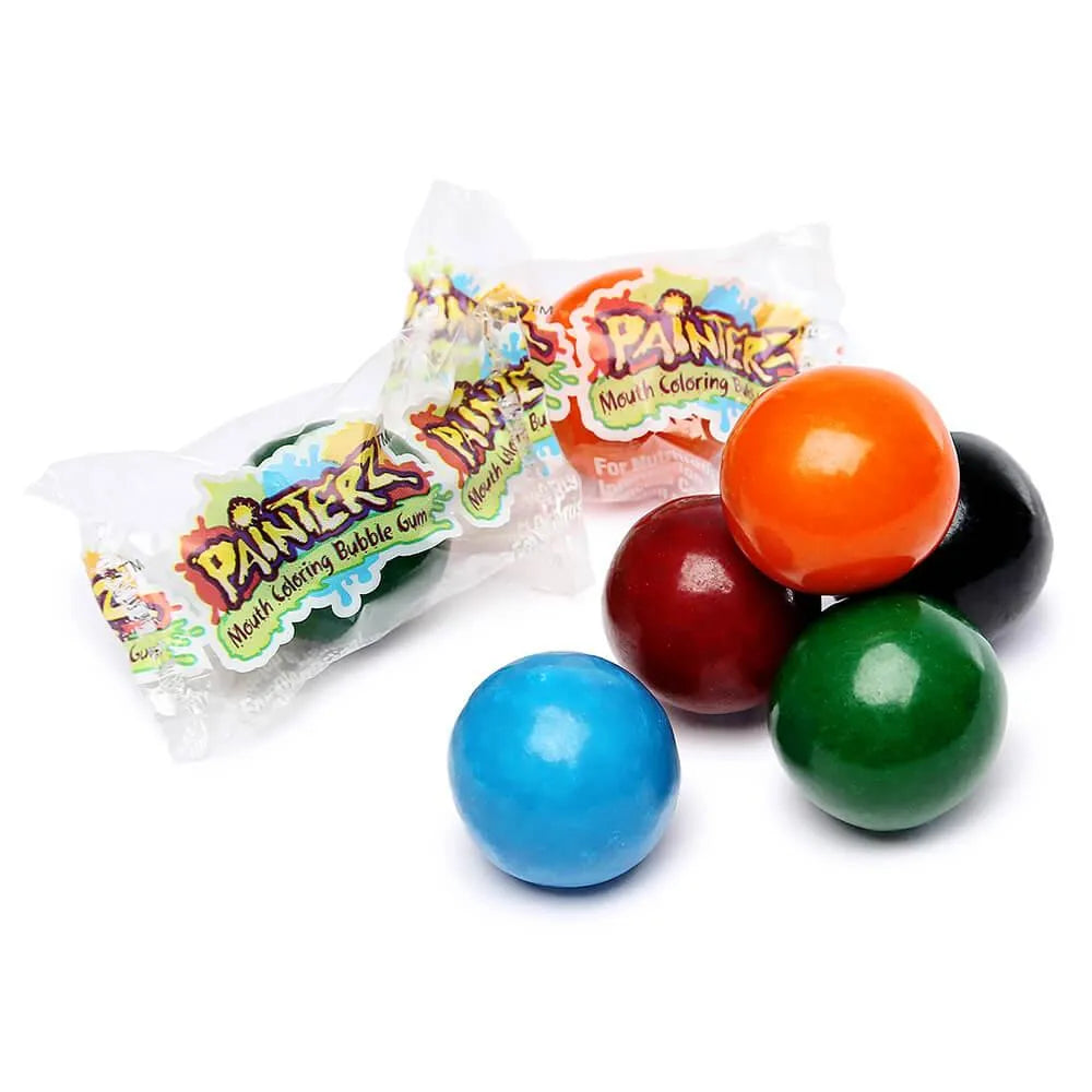 Dubble Bubble Painterz Mouth Coloring Bubble Gum: 240-Piece Tub