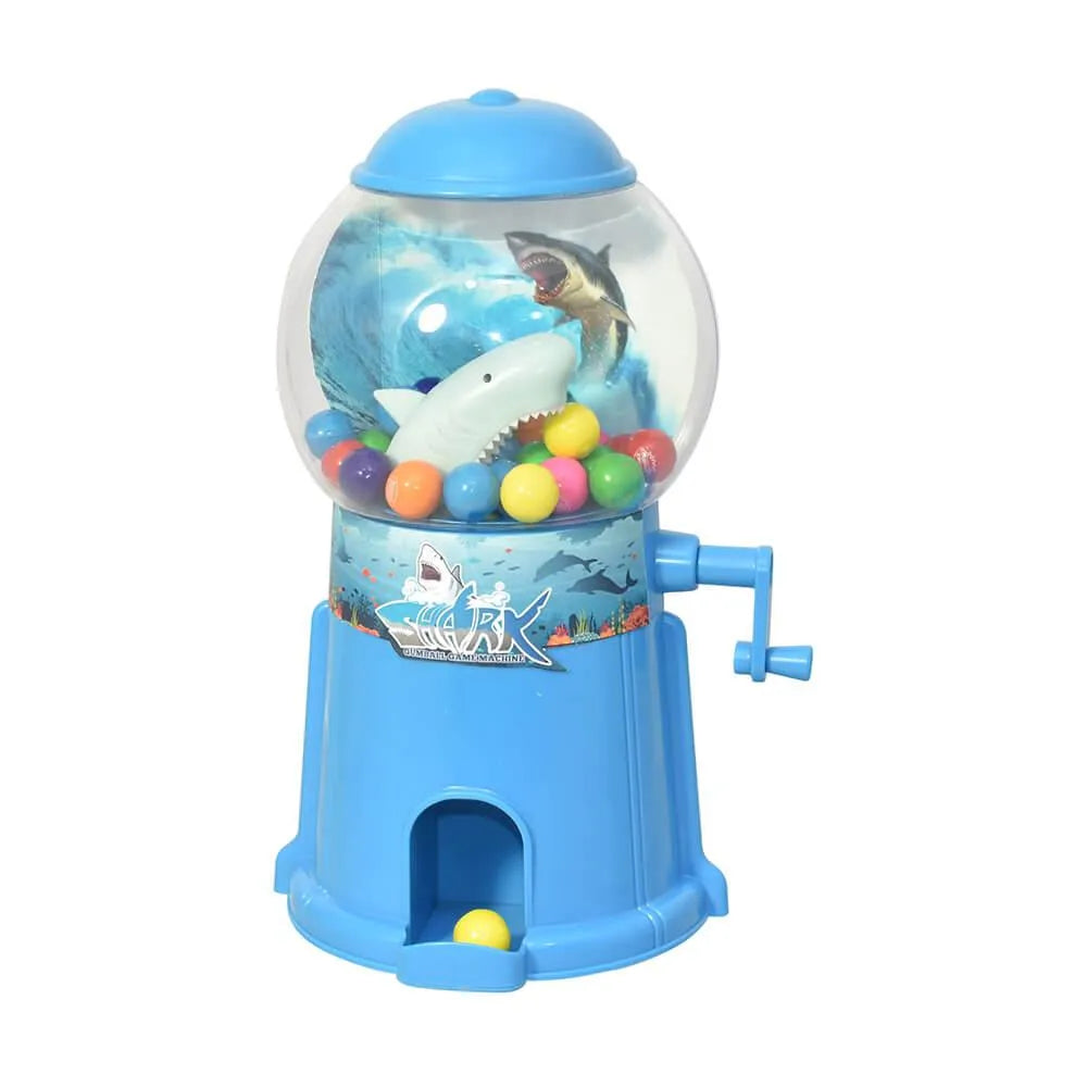 Dubble Bubble Shark Gumball Game Machine with Gumballs