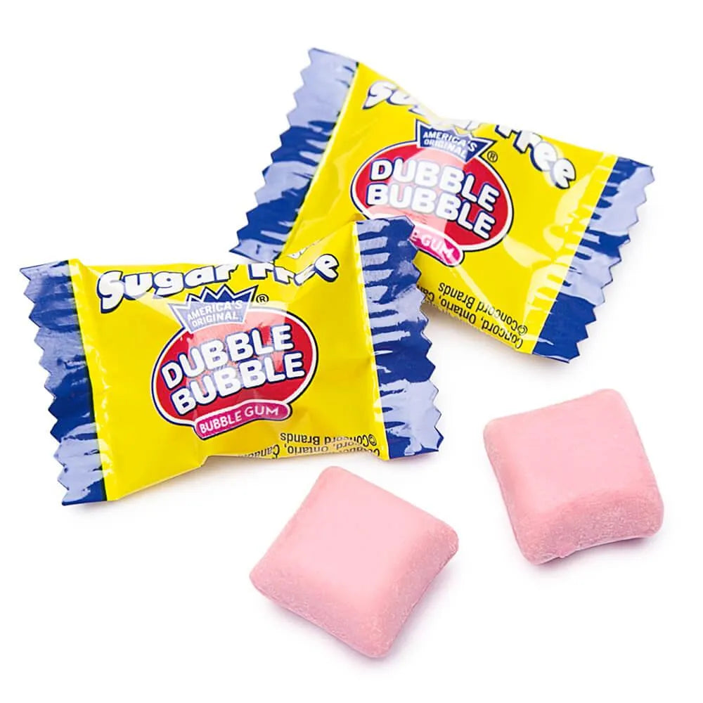 Dubble Bubble Sugar Free Gum Packets: 240-Piece Box