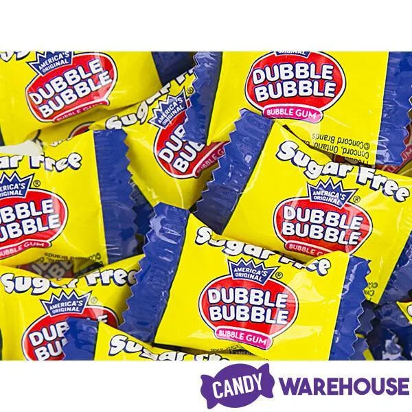 Dubble Bubble Sugar Free Gum Packets: 240-Piece Box