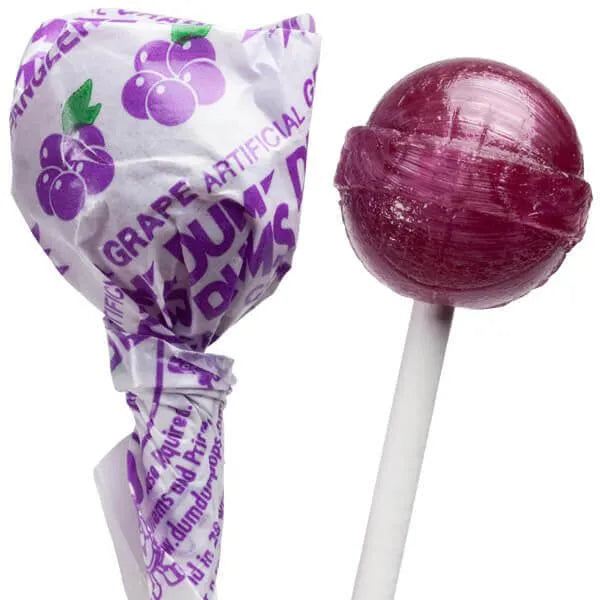 Dum Dum Pops - Grape: 1LB Tub