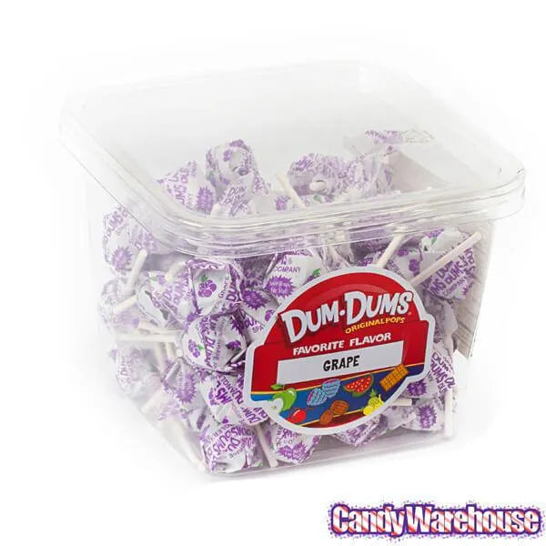 Dum Dum Pops - Grape: 1LB Tub