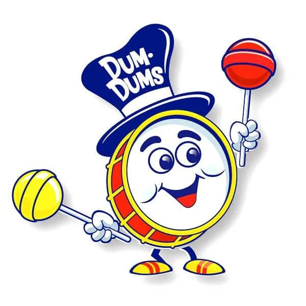 Dum Dums Caribbean Blue Party Pops - Cotton Candy: 5LB Bag