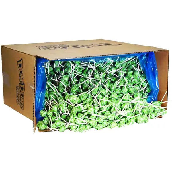 Dum Dums Green Party Pops - Sour Apple: 5LB Bag