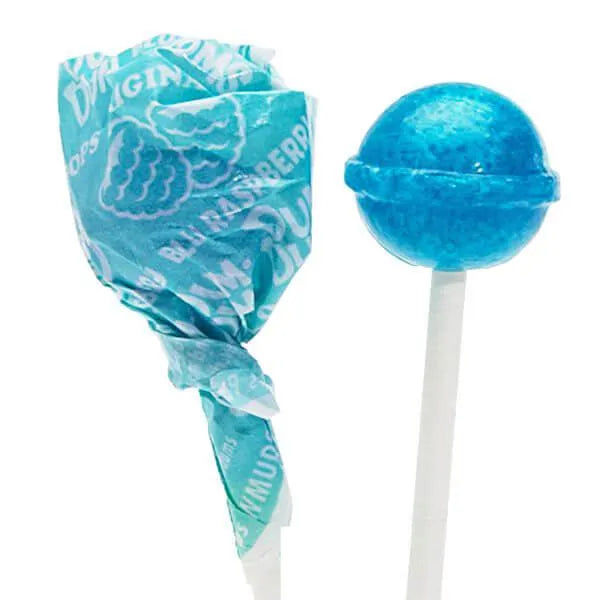 Dum Dums Light Blue Party Pops - Blu Raspberry: 5LB Bag