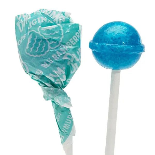 Dum Dums Light Blue Party Pops - Blu Raspberry: 75-Piece Bag