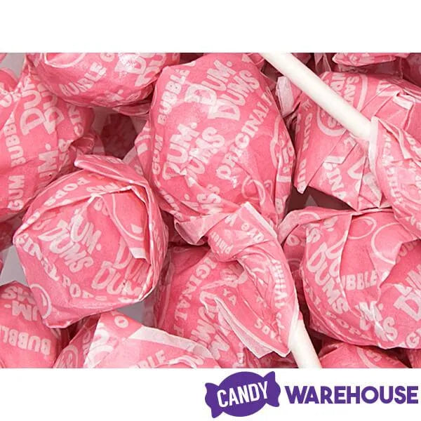 Dum Dums Light Pink Party Pops - Bubble Gum: 75-Piece Bag