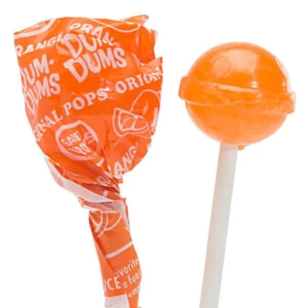 Dum Dums Orange Party Pops - Orange: 5LB Bag