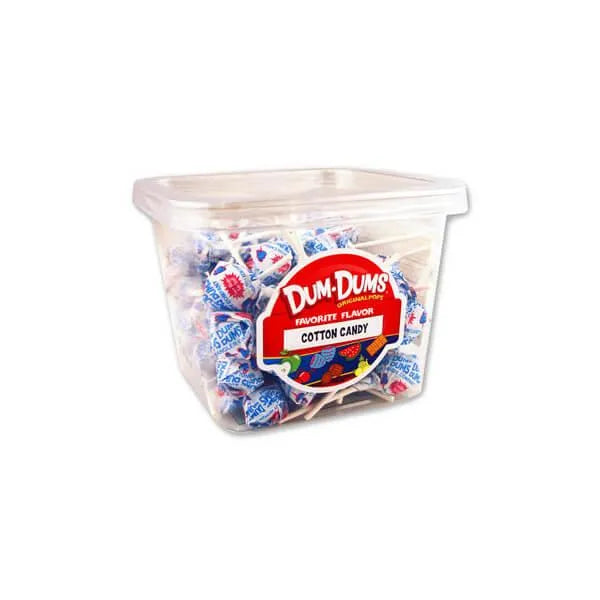 Dum Dums Pops - Cotton Candy: 1LB Tub