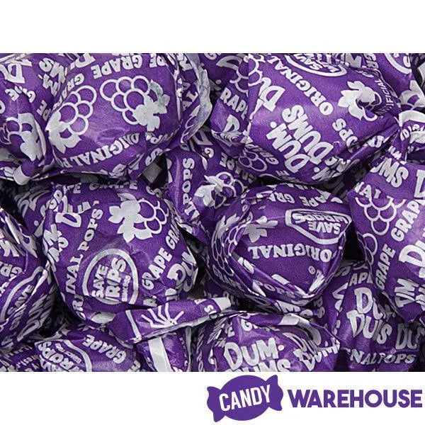 Dum Dums Purple Party Pops - Grape: 5LB Bag