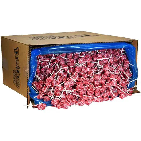 Dum Dums Red Party Pops - Strawberry: 5LB Bag