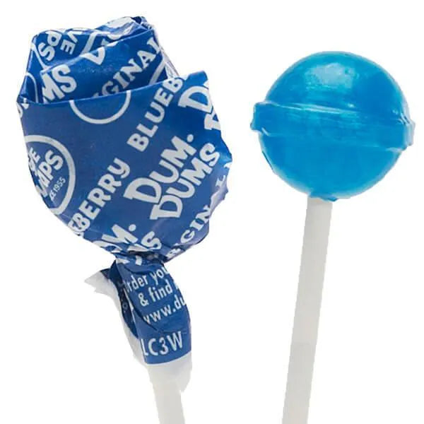 Dum Dums Royal Blue Party Pops - Blueberry: 5LB Bag