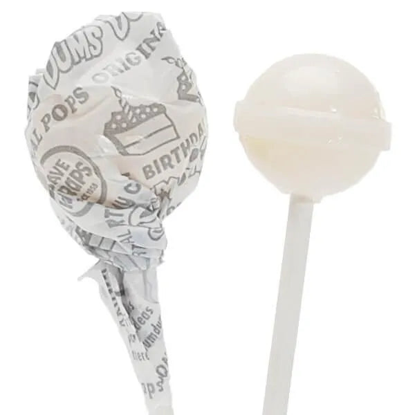 Dum Dums White Party Pops - Birthday Cake: 5LB Bag