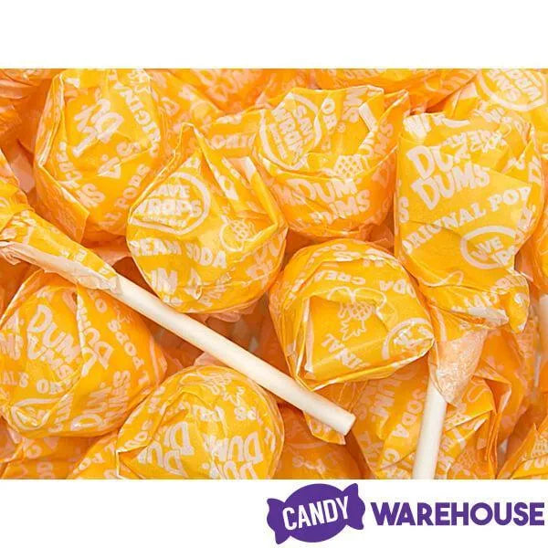 Dum Dums Yellow Party Pops - Cream Soda: 5LB Bag