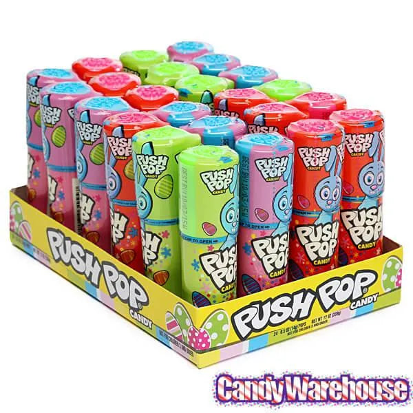 Easter Candy Push Pops: 24-Piece Display