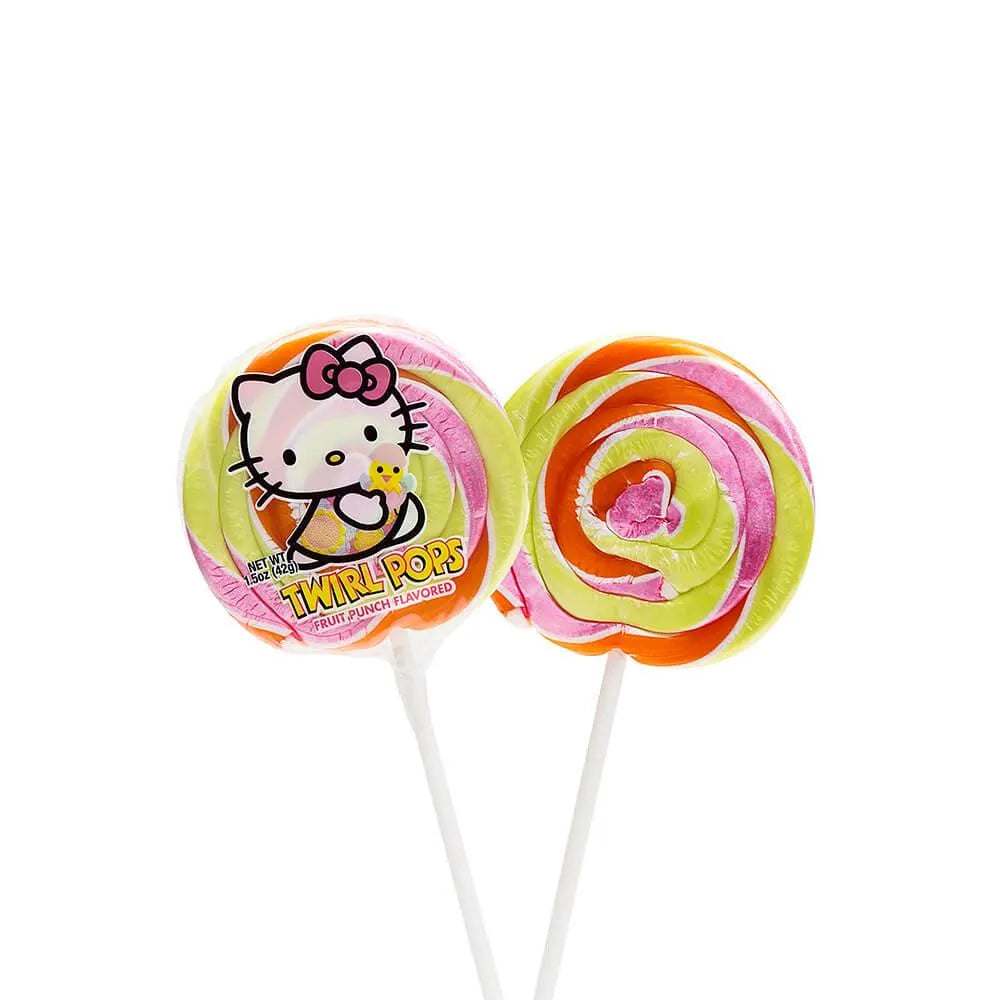 Easter Hello Kitty Swirl 1.5-Ounce Twirl Pops: 24-Piece Display