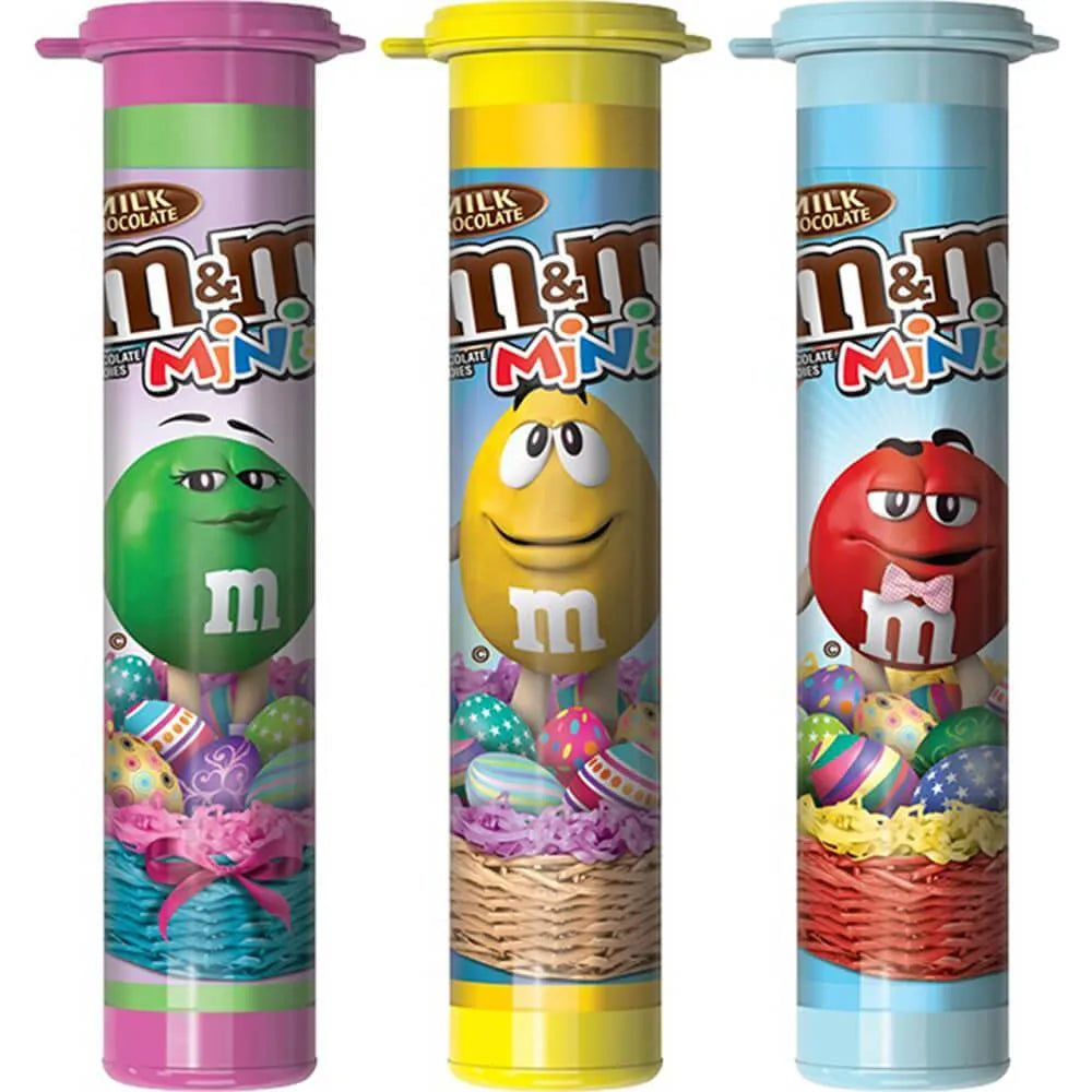 Easter M&M's Minis Candy Mega Tubes: 24-Piece Box