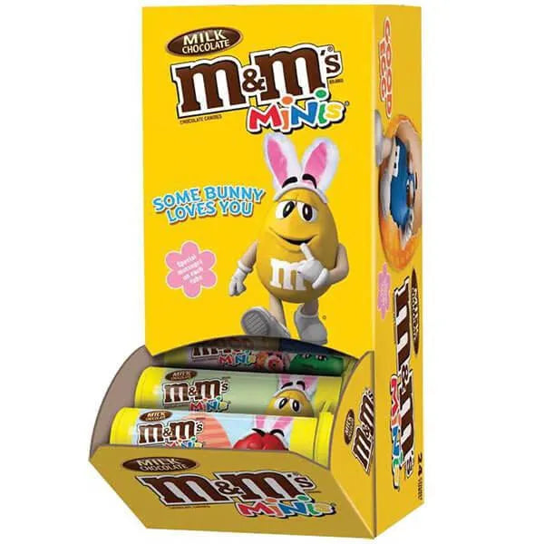 Easter M&M's Minis Candy Mini Tubes: 24-Piece Box