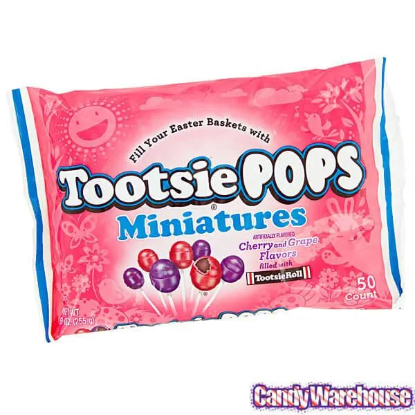 Easter Mini Tootsie Pops: 50-Piece Bag