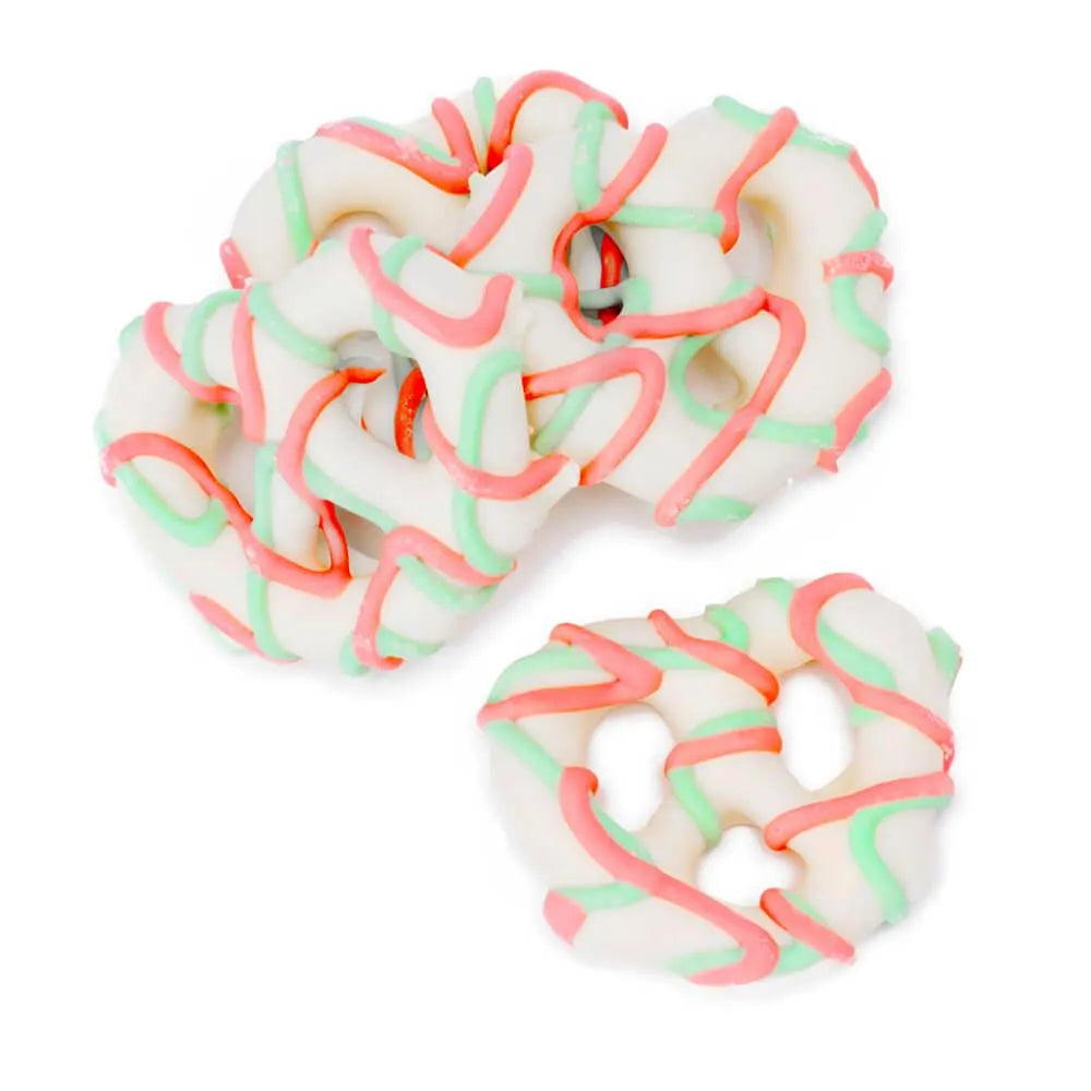 Easter Pastels Drizzled Yogurt Mini Pretzels: 14-Ounce Tub