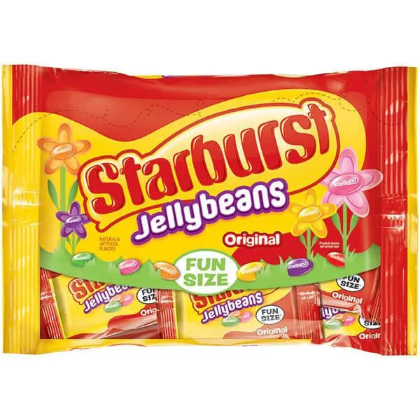 Easter Starburst Jelly Beans Candy Fun Size Packs: 15-Piece Bag