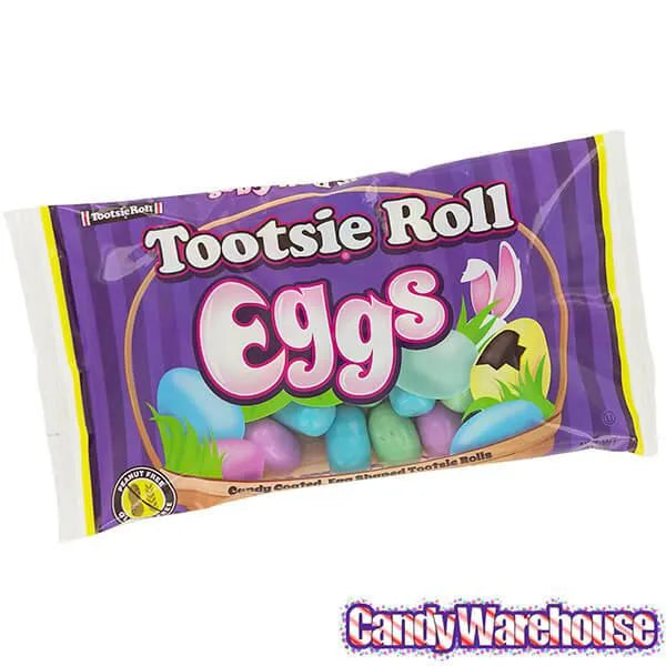 Easter Tootsie Roll Eggs - Unwrapped: 8-Ounce Bag