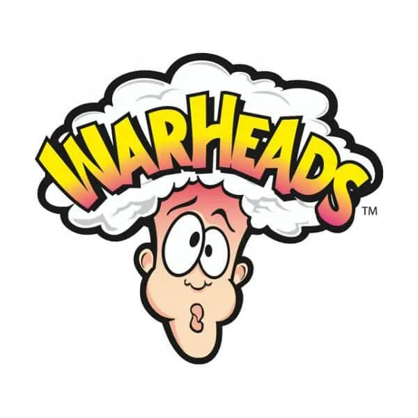 Easter Warheads Sour Jelly Beans Candy Tubes: 24-Piece Display