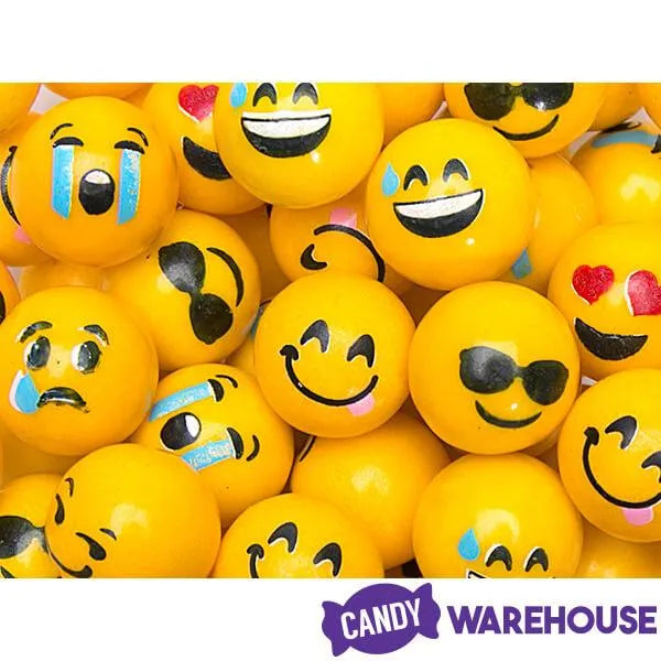 Eatmoji Emoji Gumballs Refill Gum for Gumball Machine: 1LB Box